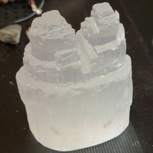 Elegant White Selenite Crystal Tower
